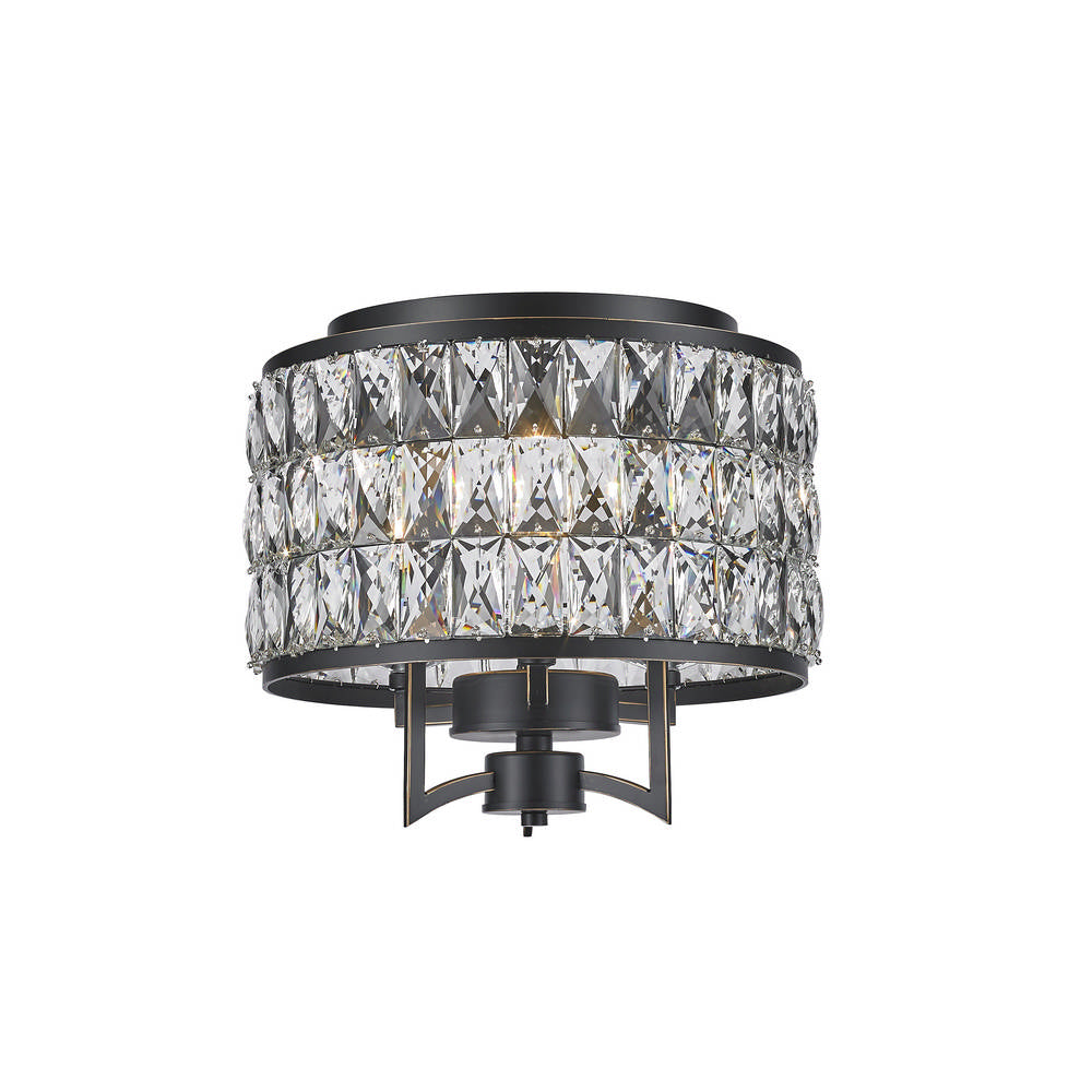 Cages - 3 Light Flush Mount