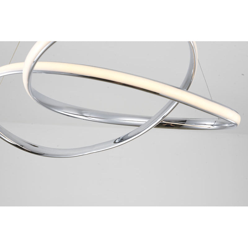 Aluminium Frame Chandelier with Acrylic Diffuser by Bethel - view 4