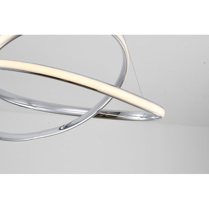 Aluminium Frame Chandelier with Acrylic Diffuser by Bethel - view 5