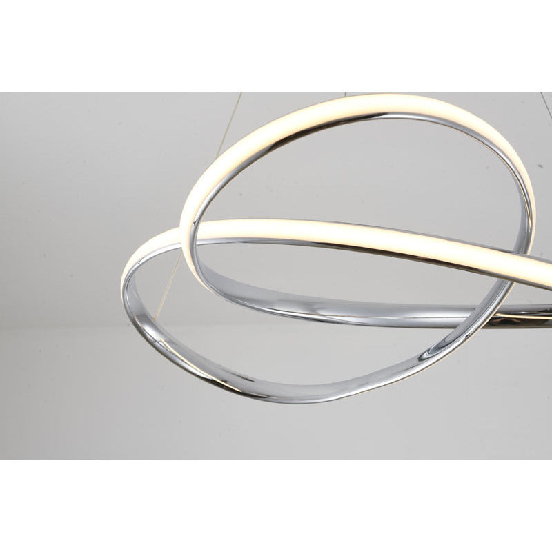 Aluminium Frame Chandelier with Acrylic Diffuser by Bethel - view 6