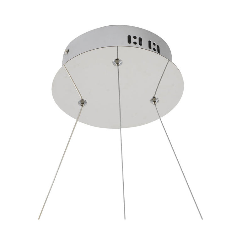 Aluminium Frame Chandelier with Acrylic Diffuser by Bethel - view 7