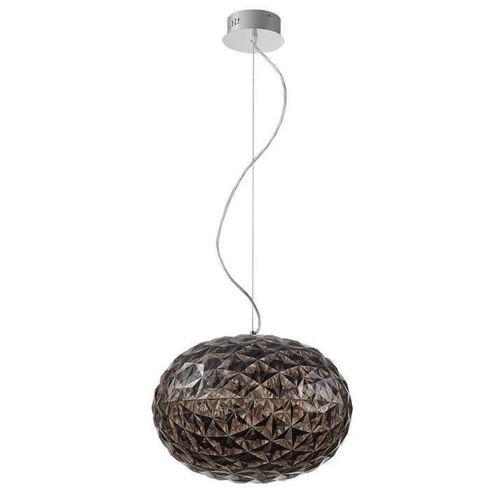 Clear Acrylic LED Pendant Light with Hardware by Bethel - view 9