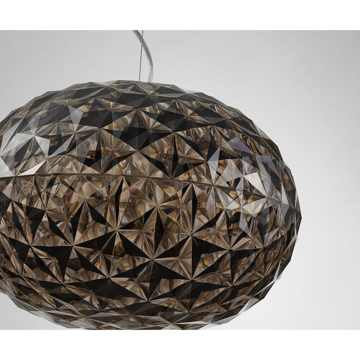Clear Acrylic LED Pendant Light with Hardware by Bethel - view 11