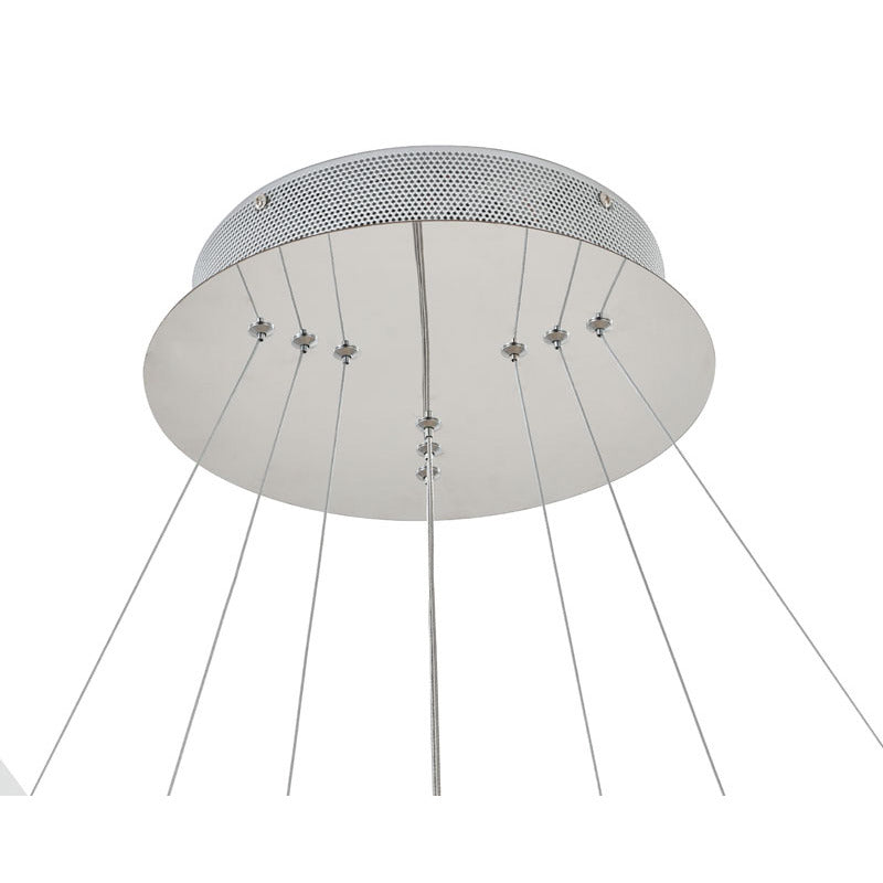 Three Halo Ring Frame LED Ceiling Fixture by Bethel - view 6