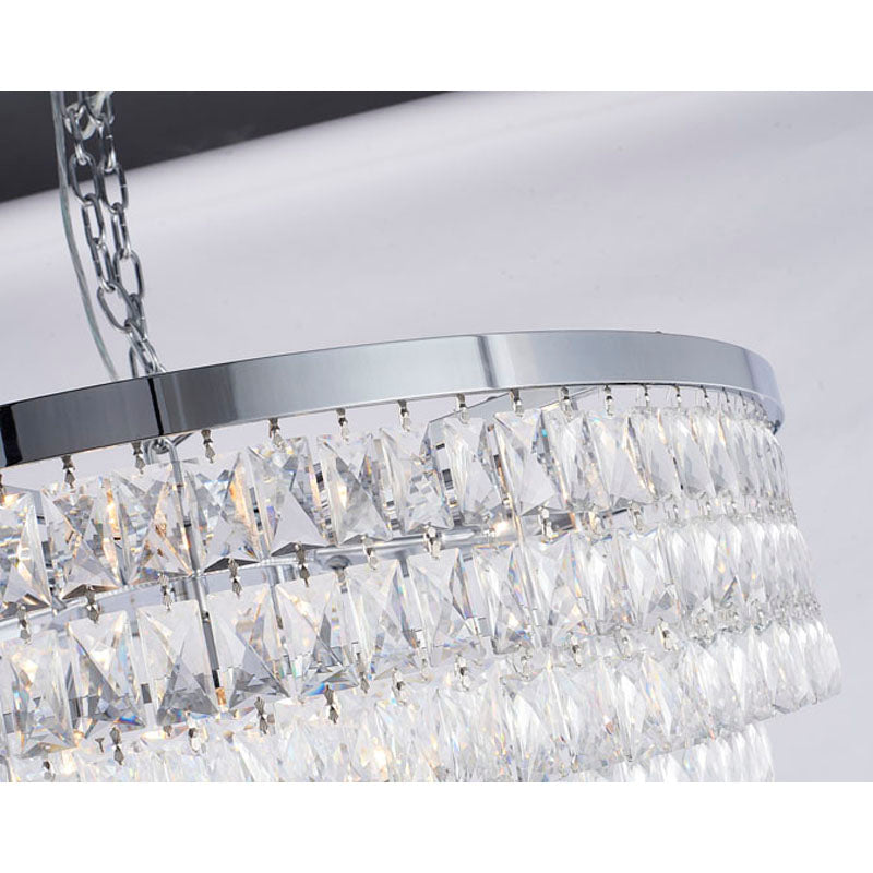 Eight Tier Chandelier with Clear Hanging Crystals (OC50) by Bethel - view 7