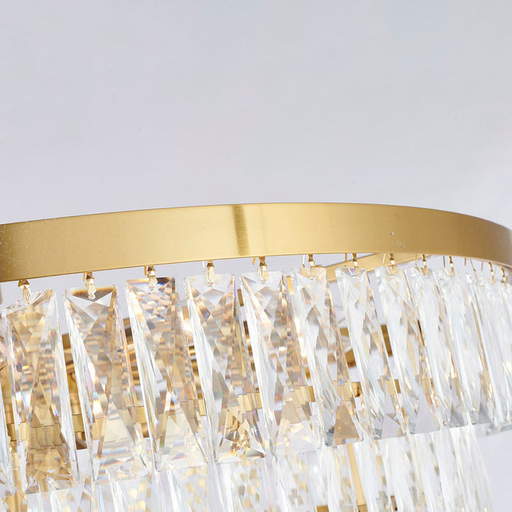 Eight Tier Chandelier with Clear Hanging Crystals (OC50) by Bethel - view 17