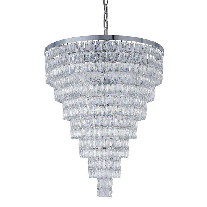 Seven Tier Chandelier with Clear Hanging Crystals (OC51) by Bethel - view 2