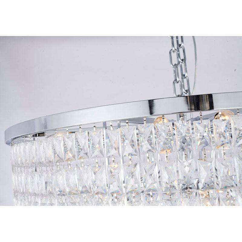 Seven Tier Chandelier with Clear Hanging Crystals (OC51) by Bethel - view 4