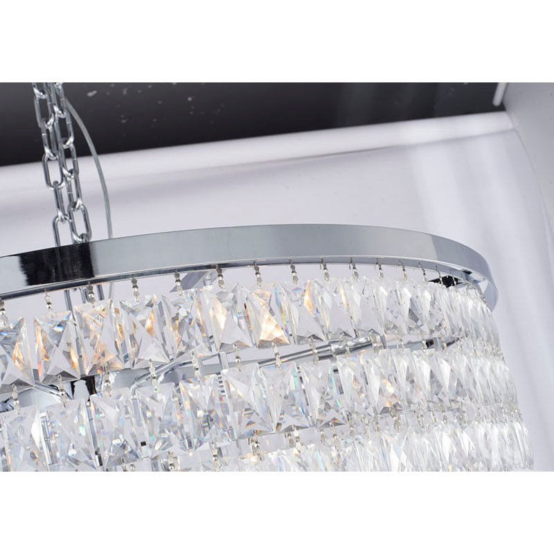 Seven Tier Chandelier with Clear Hanging Crystals (OC51) by Bethel - view 7