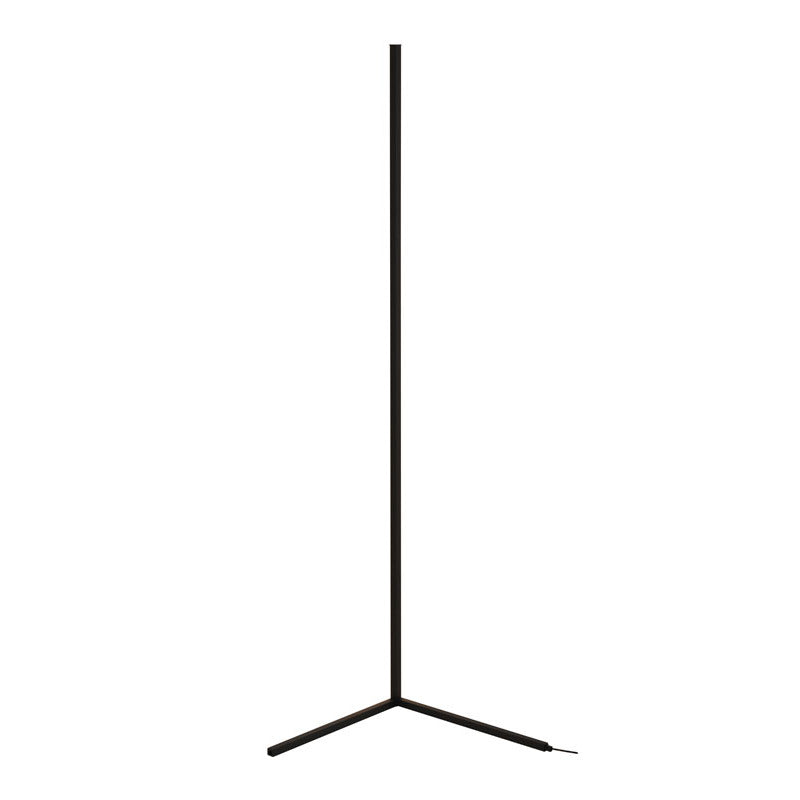 Matte Black LED Stick Floor Lamp with Color Changing Options by Bethel