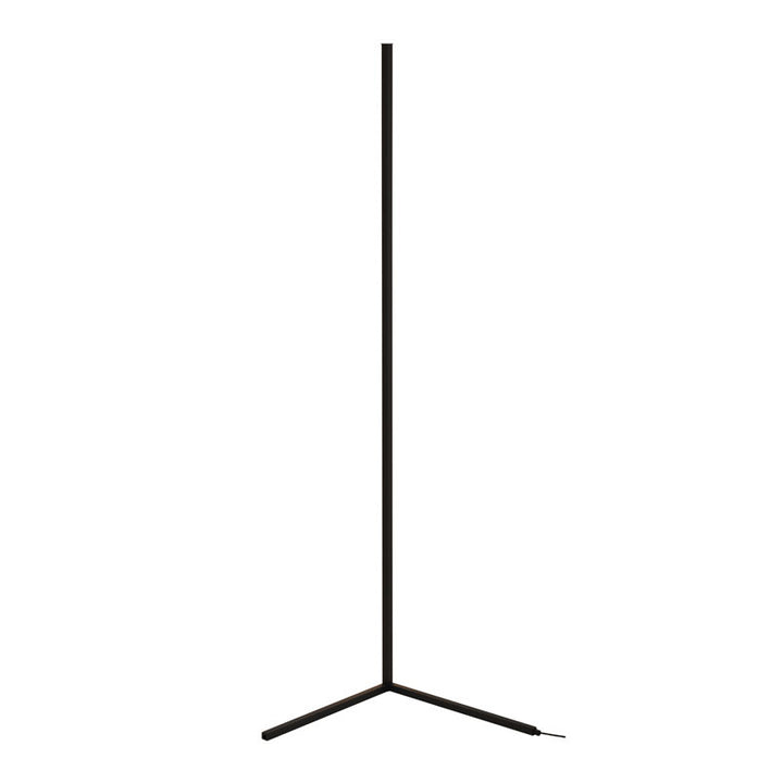 Matte Black LED Stick Floor Lamp with Color Changing Options by Bethel