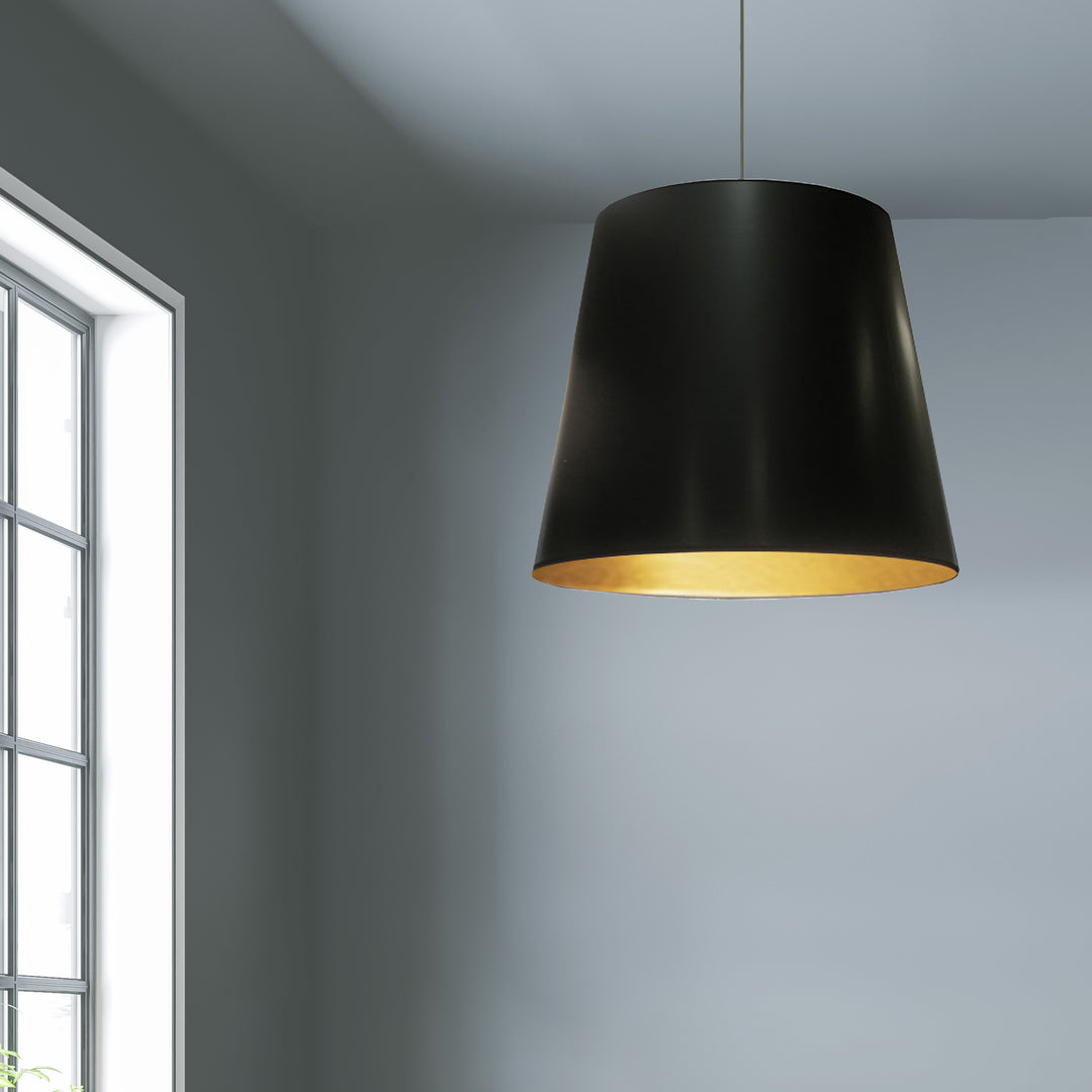 1 Light Oversized Drum Pendant by Dainolite - view 3
