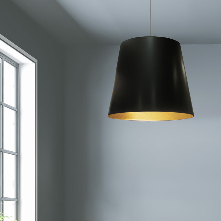 1 Light Oversized Drum Pendant by Dainolite - view 3
