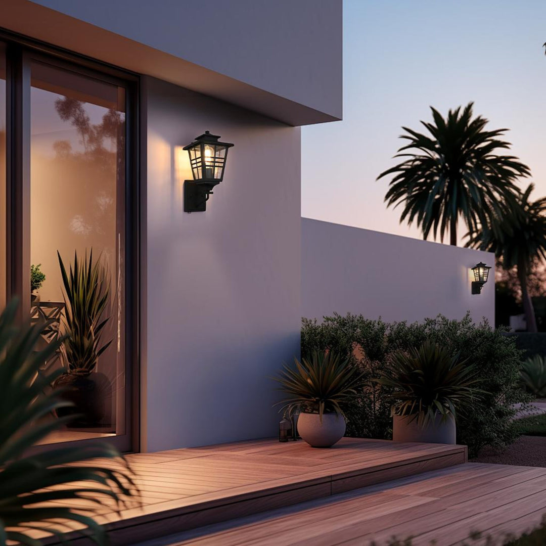 Macon Outdoor Wall Light by Elegant - view 2
