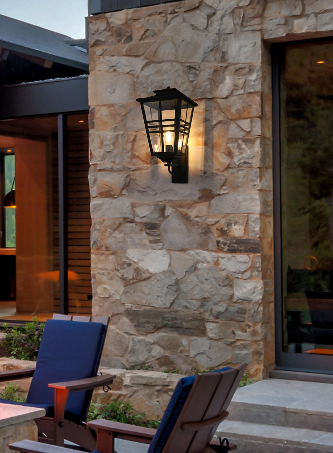 Macon Outdoor Wall Light by Elegant - view 18