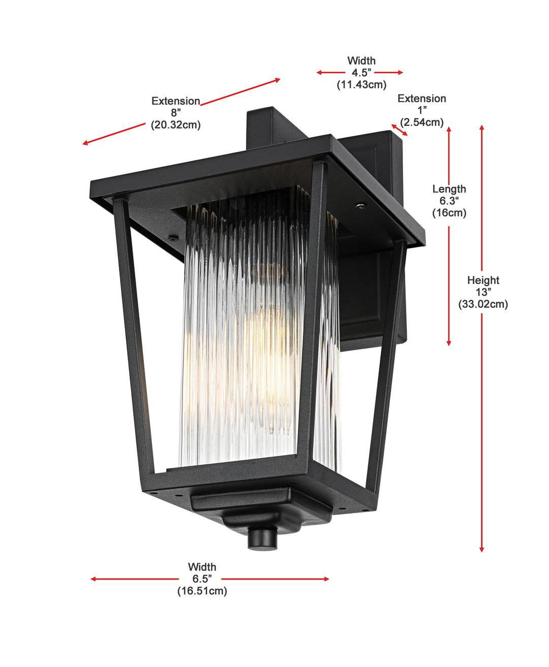 York Outdoor Wall Light by Elegant - view 8