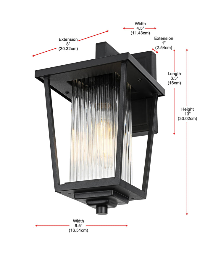 York Outdoor Wall Light by Elegant - view 8