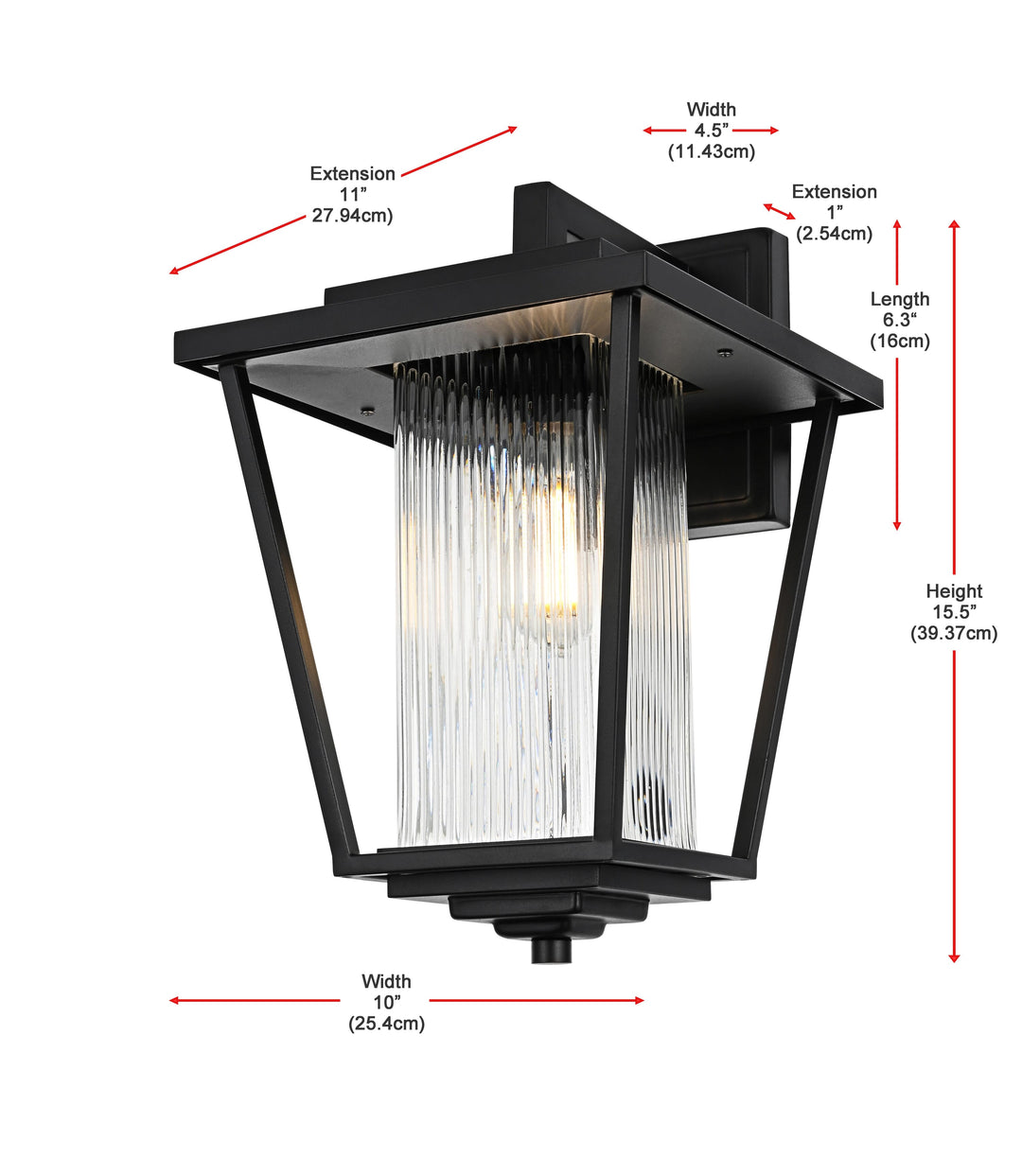 York Outdoor Wall Light by Elegant - view 16