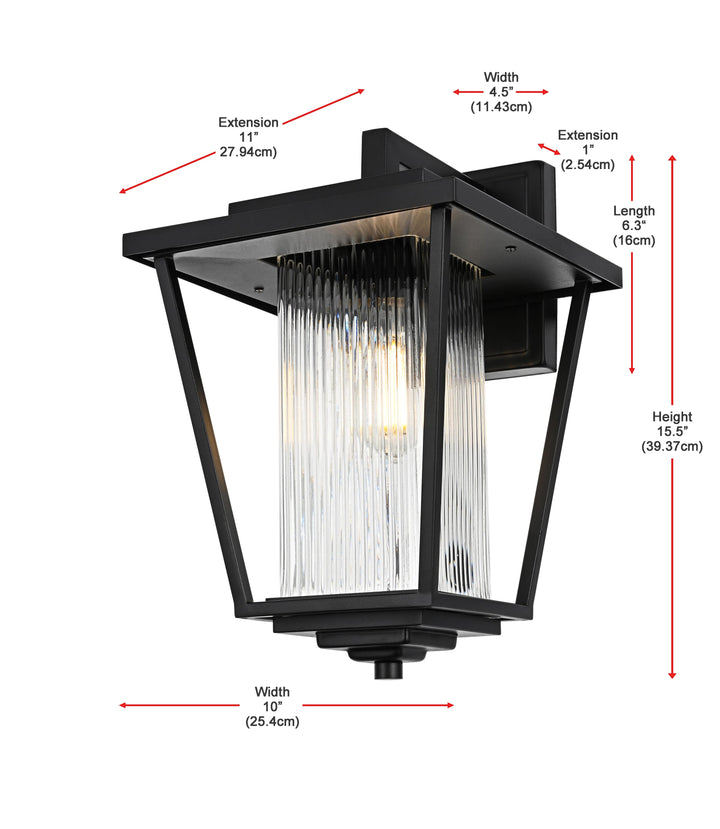York Outdoor Wall Light by Elegant - view 16