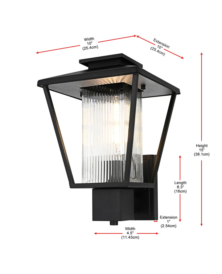 Gaul Outdoor Wall Light by Elegant - view 8