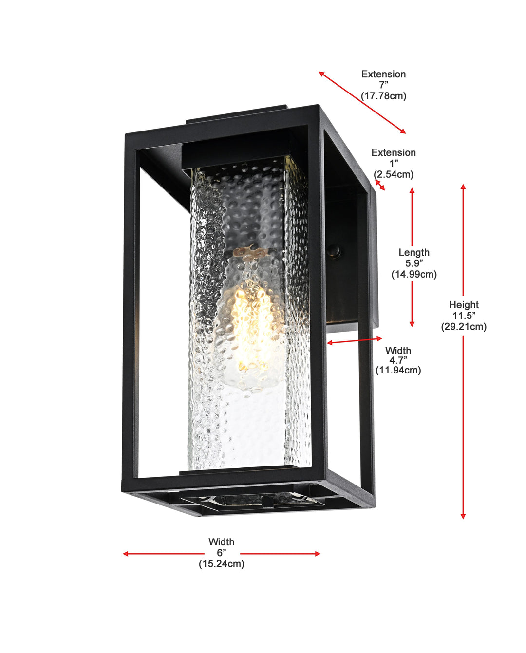 Philip Outdoor Wall Light by Elegant - view 8