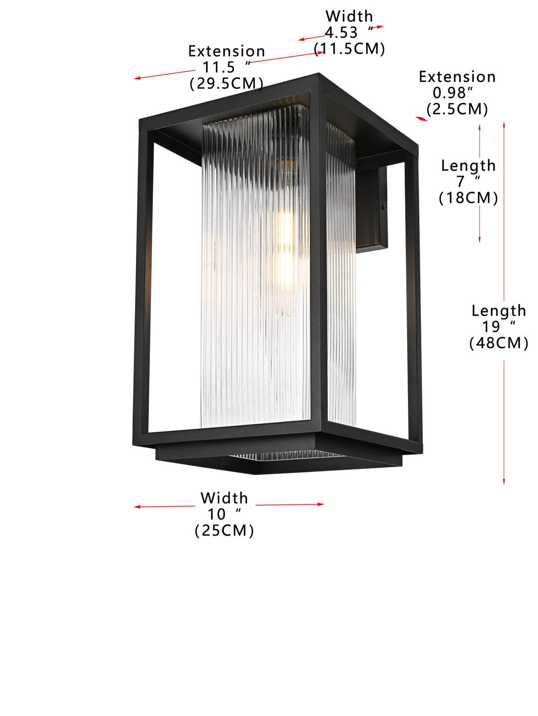 Ludlow Outdoor Wall Light by Elegant - view 24