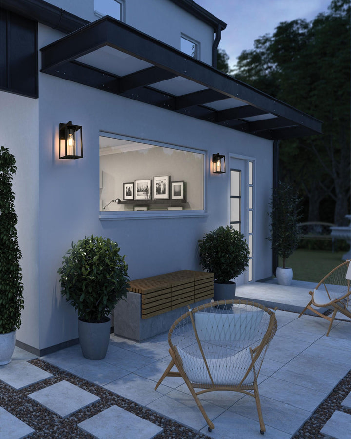 Memphis Outdoor Wall Light by Elegant - view 2