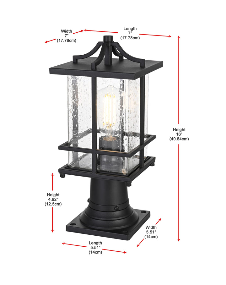 Miller Outdoor Post Light by Elegant - view 7
