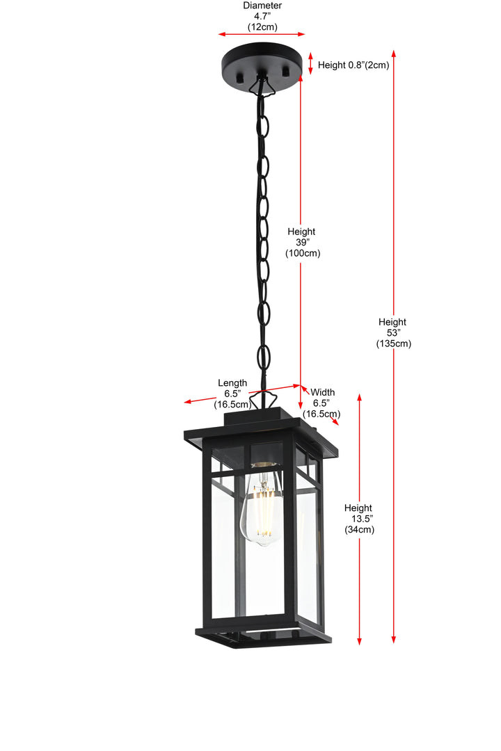 Mercer Outdoor Pendant by Elegant - view 9