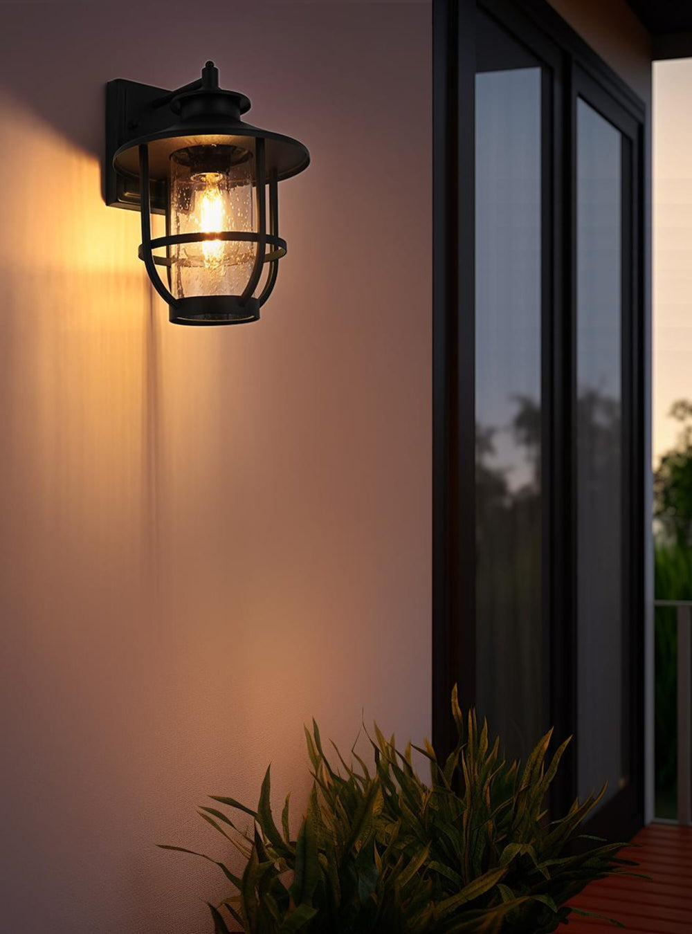 Janney Outdoor Wall Light by Elegant - view 2