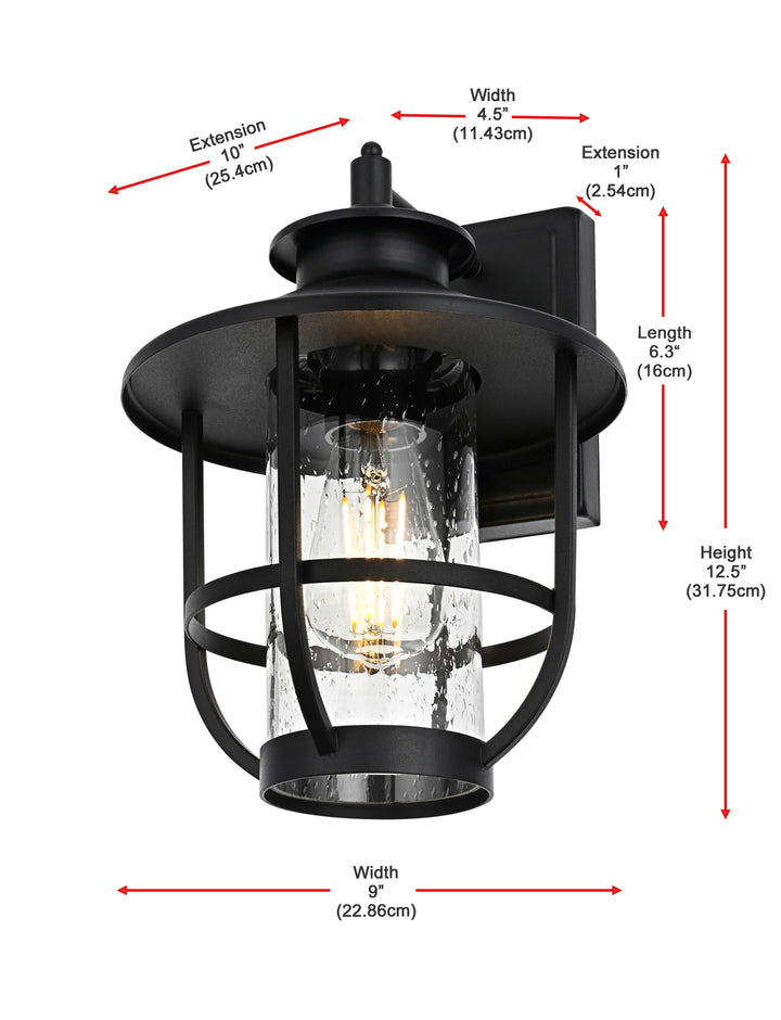 Janney Outdoor Wall Light by Elegant - view 8