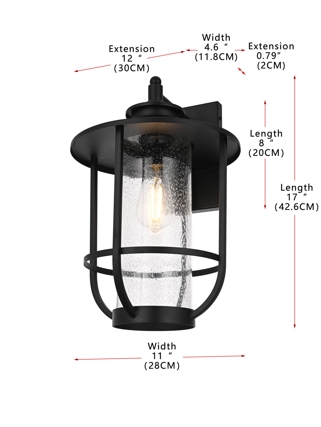 Janney Outdoor Wall Light by Elegant - view 16