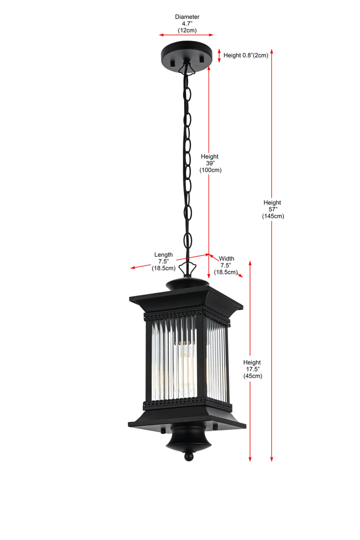 Collins Outdoor Pendant by Elegant - view 9