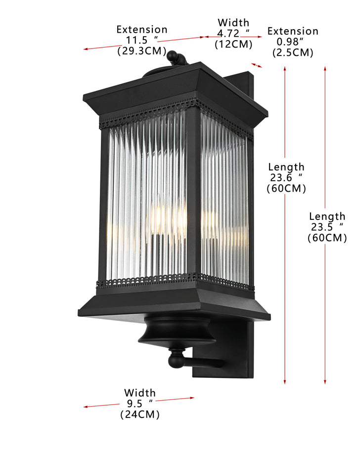 Collins Outdoor Wall Light by Elegant - view 16