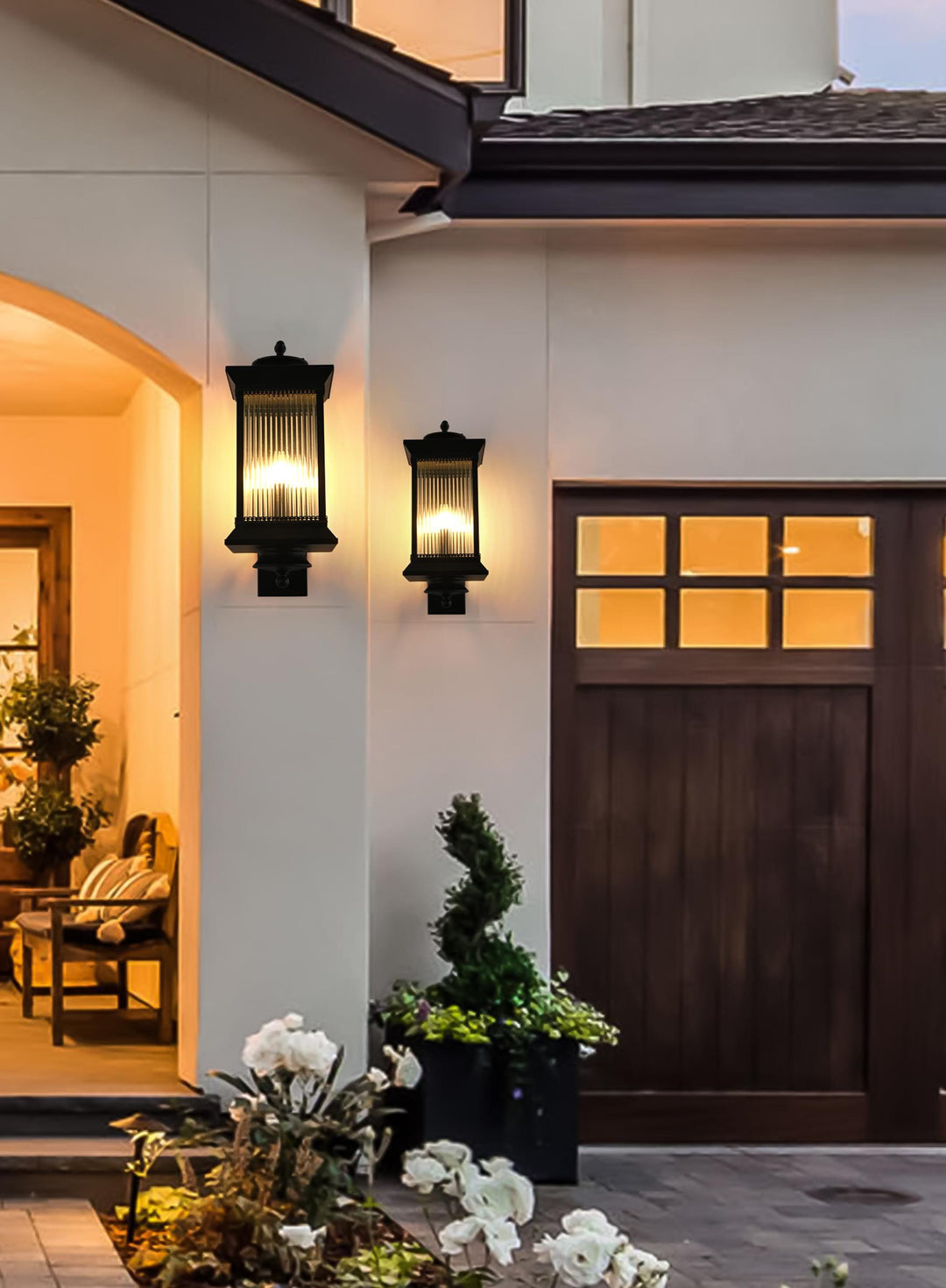 Collins Outdoor Wall Light by Elegant - view 18