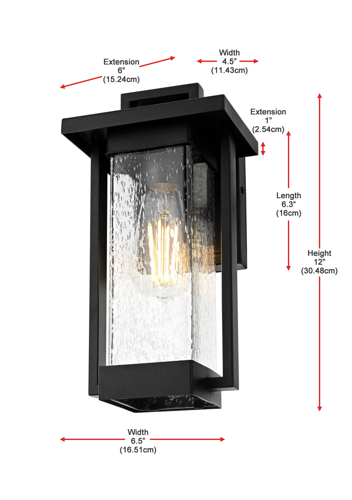 Tilton Outdoor Wall Light by Elegant - view 8