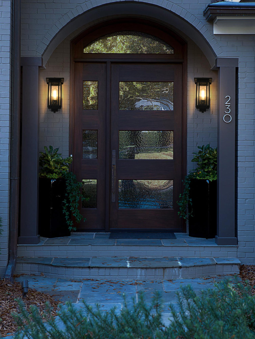 Melvale Outdoor Wall Light by Elegant - view 2