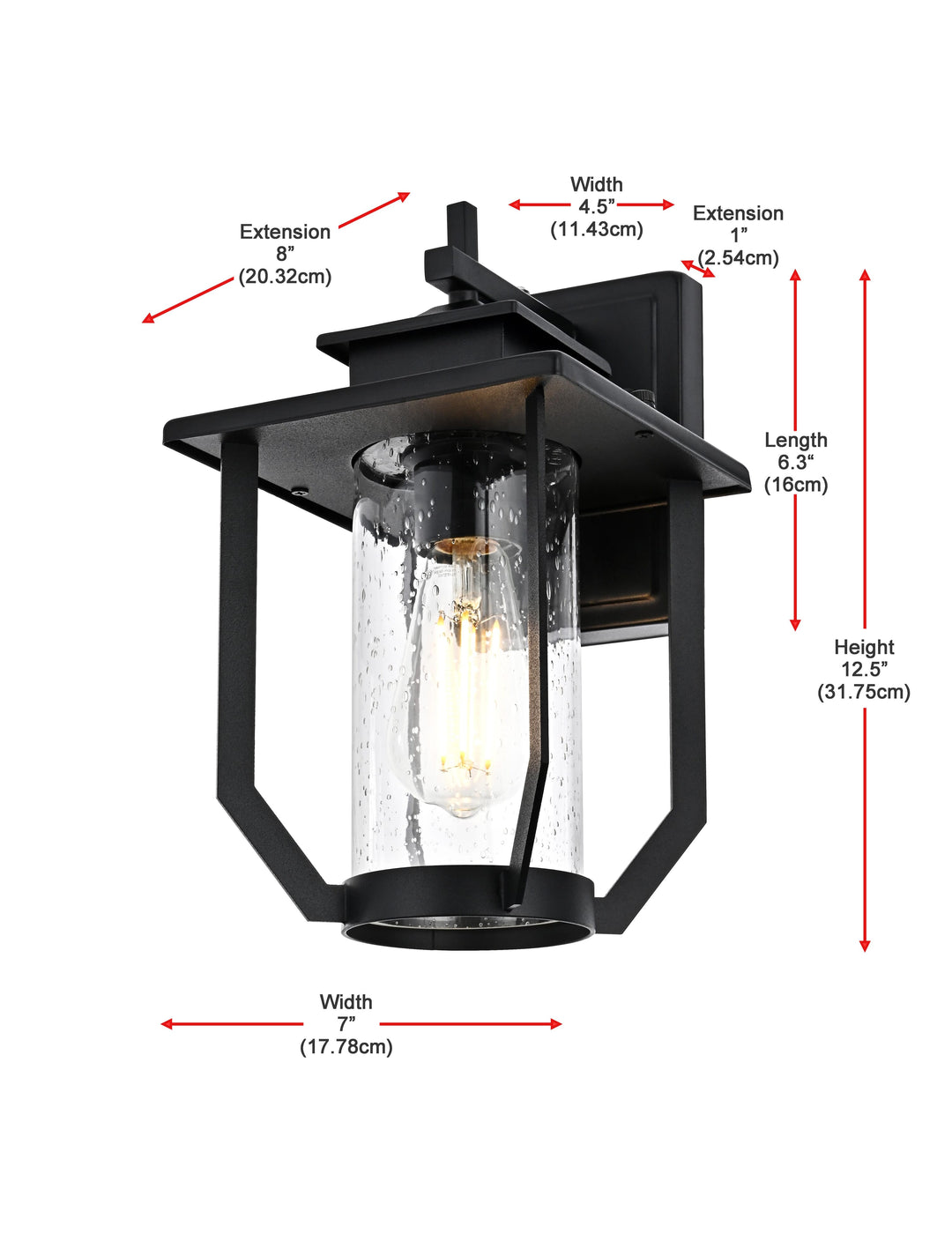 Sepviva Outdoor Wall Light by Elegant - view 8