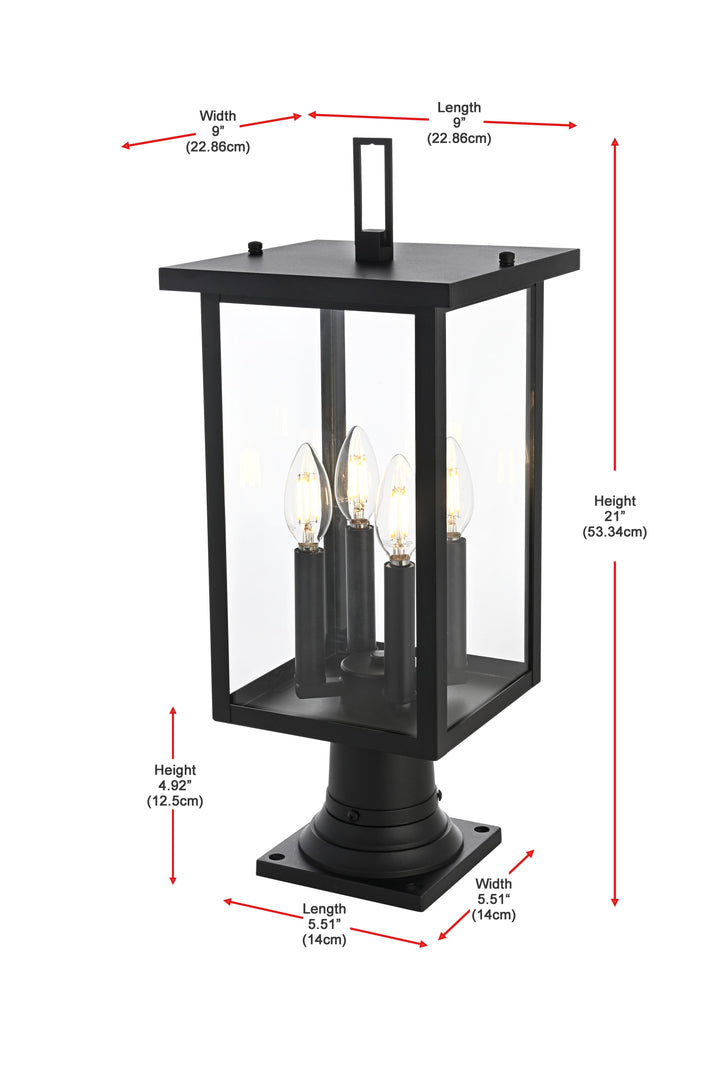 Venango Outdoor Post Light by Elegant - view 21