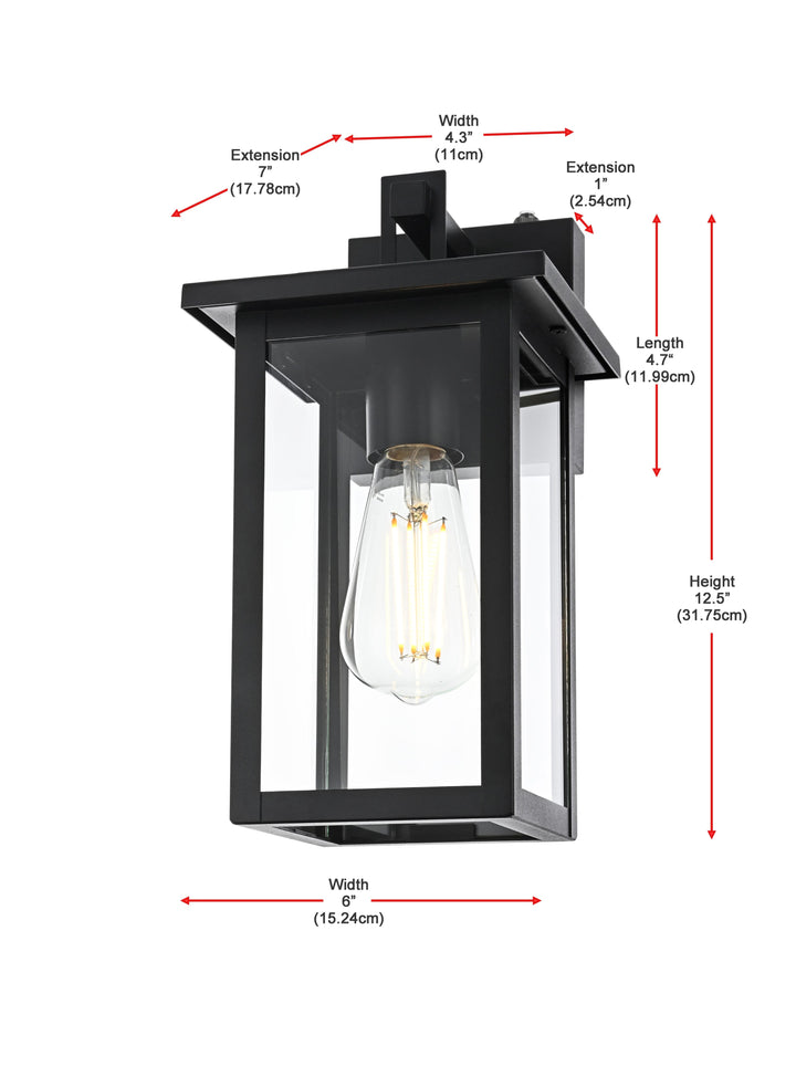 Venango Outdoor Wall Light by Elegant - view 8