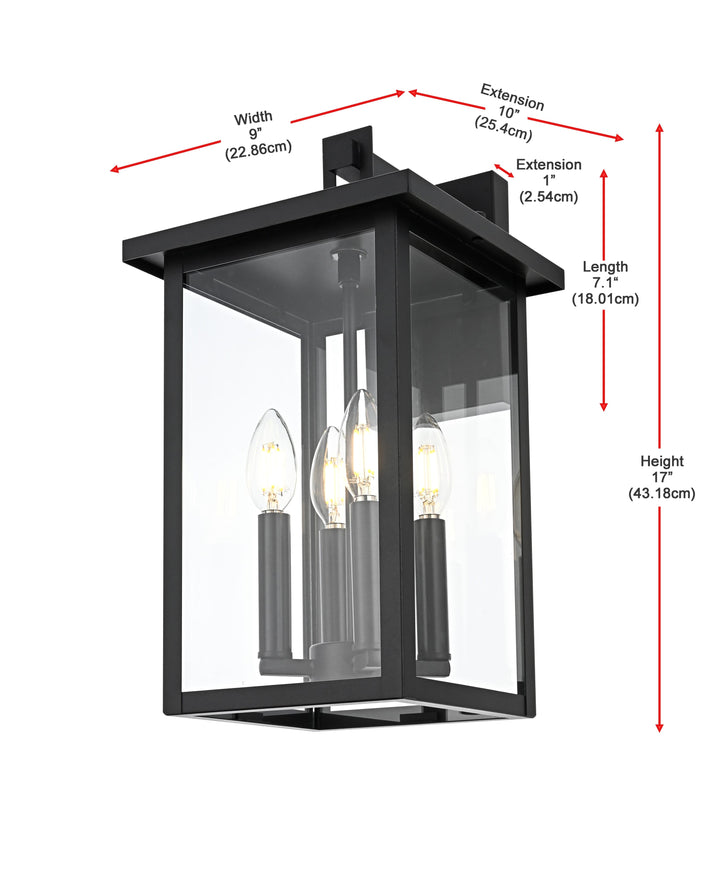Venango Outdoor Wall Light by Elegant - view 24