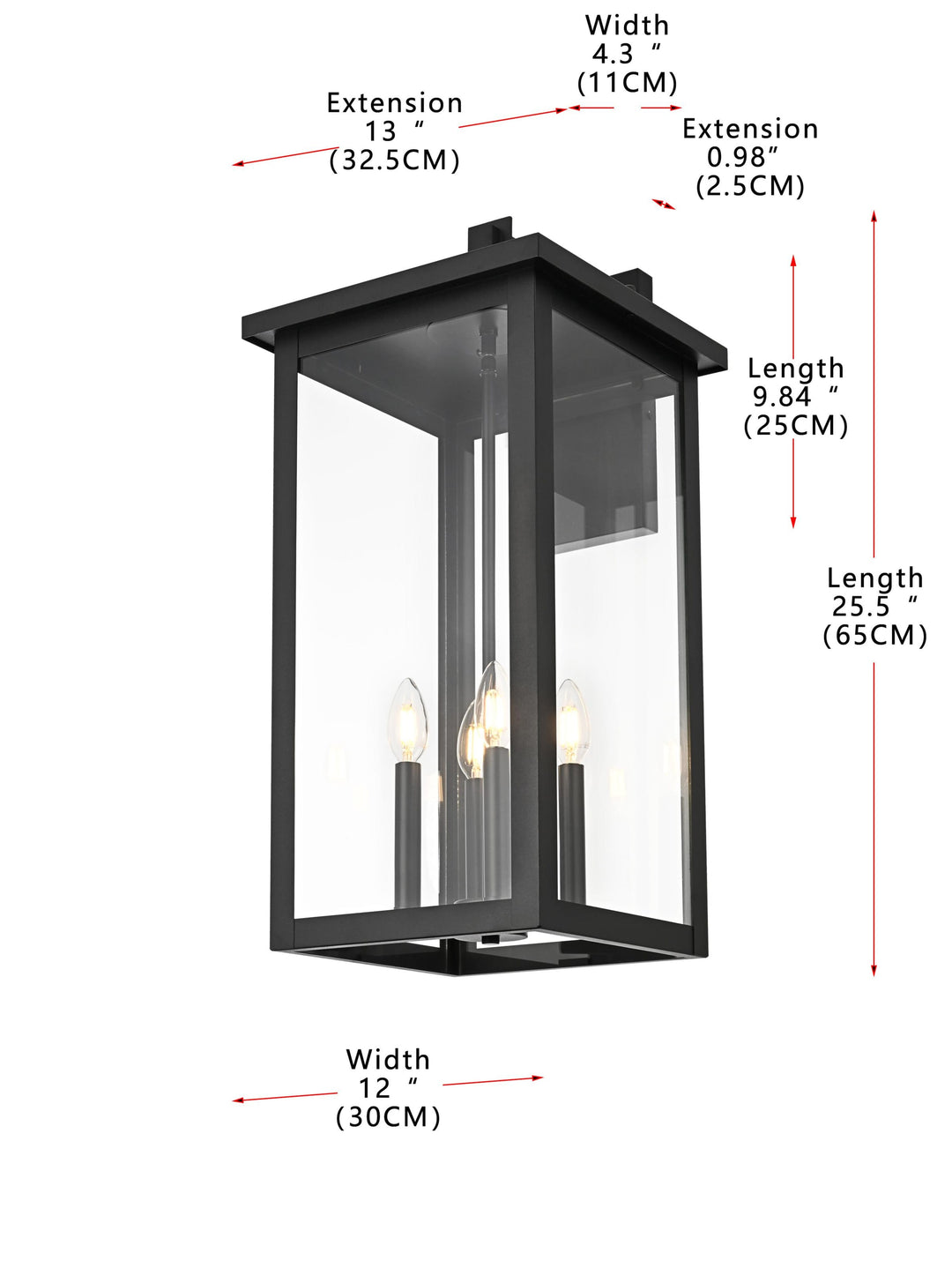 Venango Outdoor Wall Light by Elegant - view 32