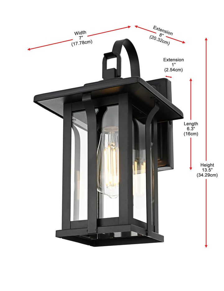 Thayer Outdoor Wall Light by Elegant - view 8