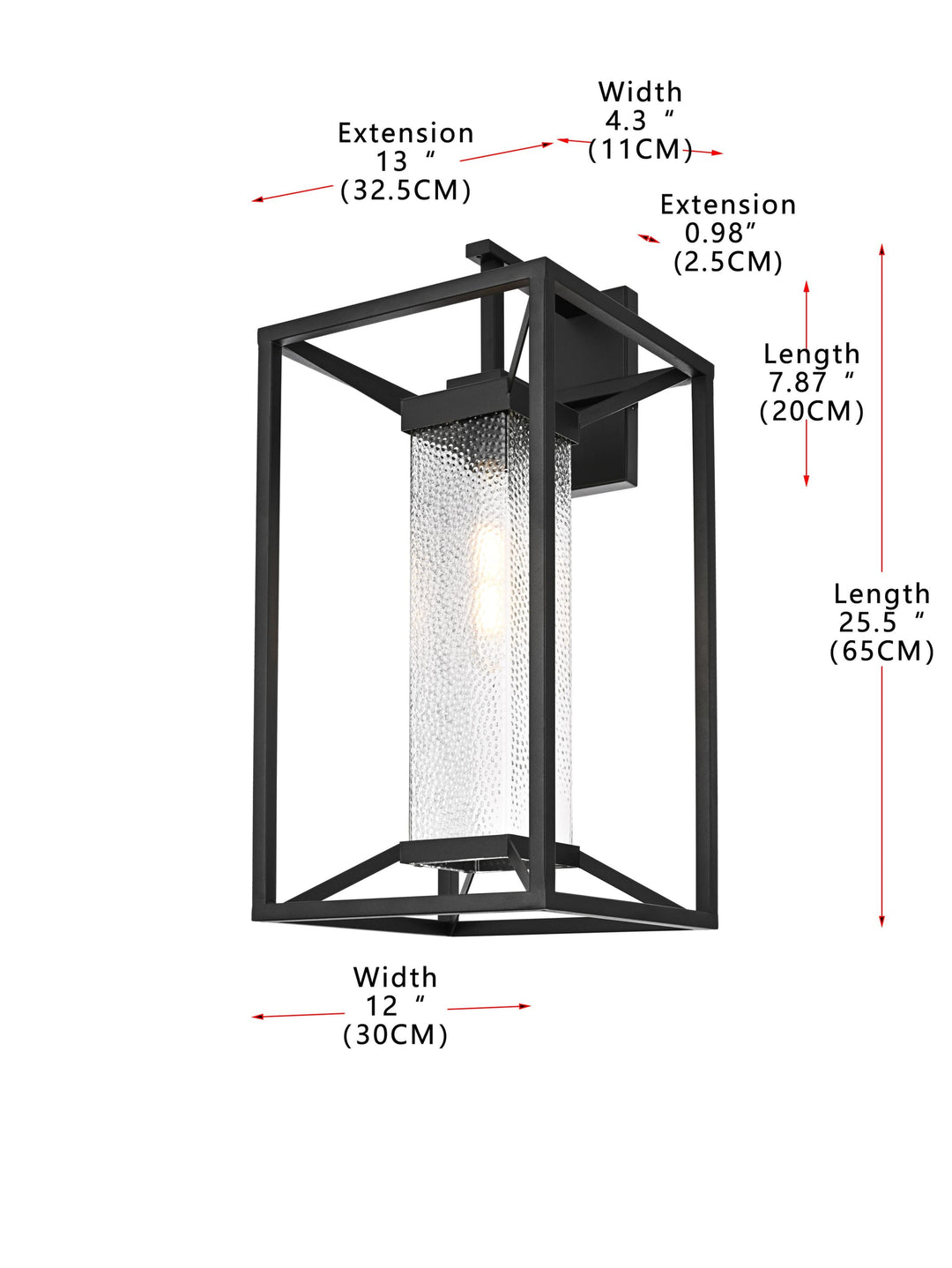 Willington Outdoor Wall Light by Elegant - view 24