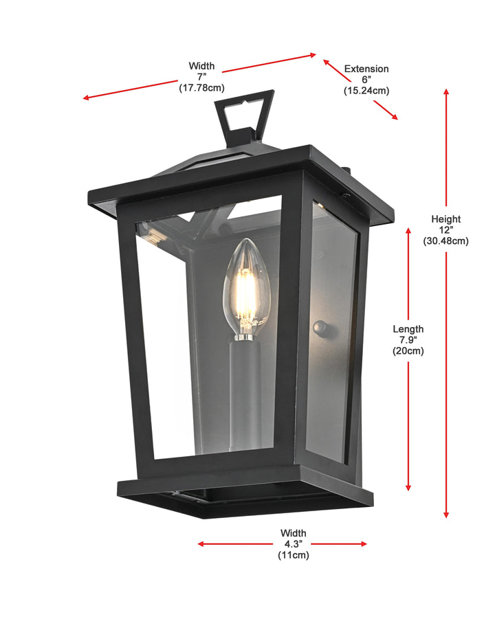 Richmond Outdoor Wall Light by Elegant - view 8