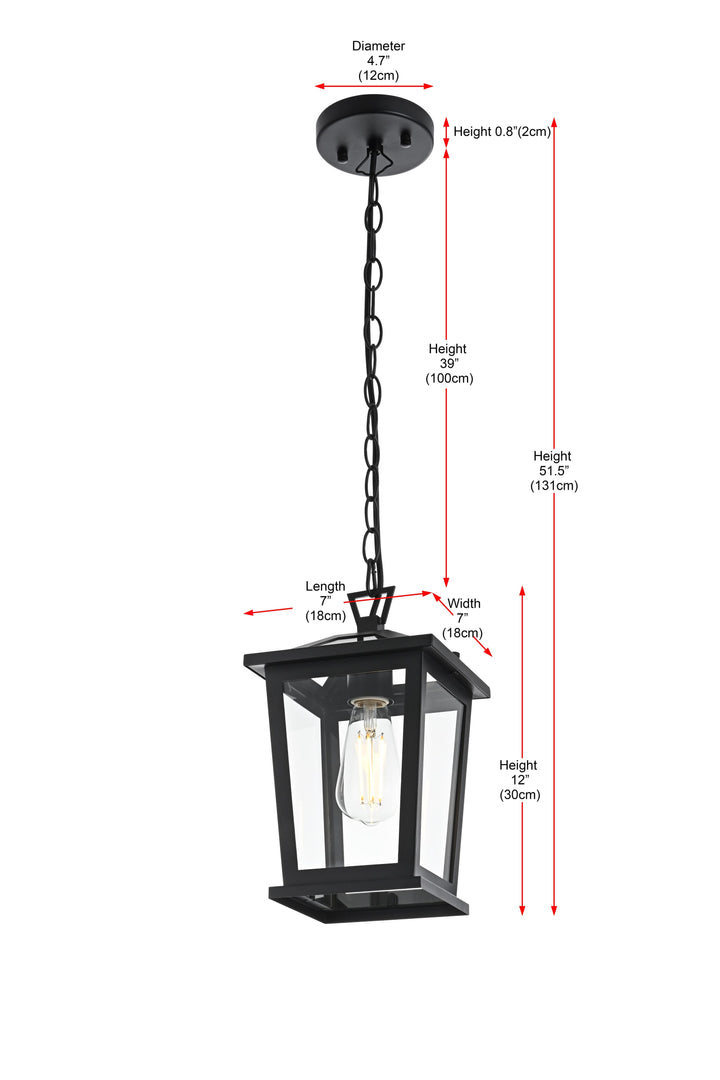 Cayman Outdoor Pendant by Elegant - view 9