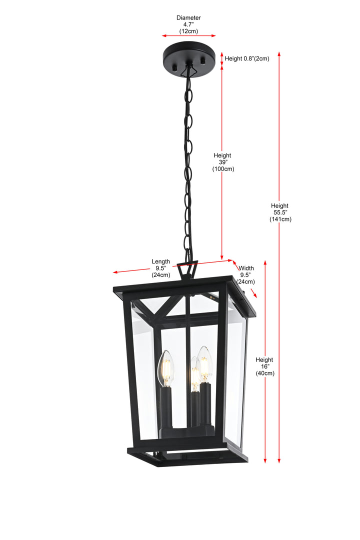 Cayman Outdoor Pendant by Elegant - view 18