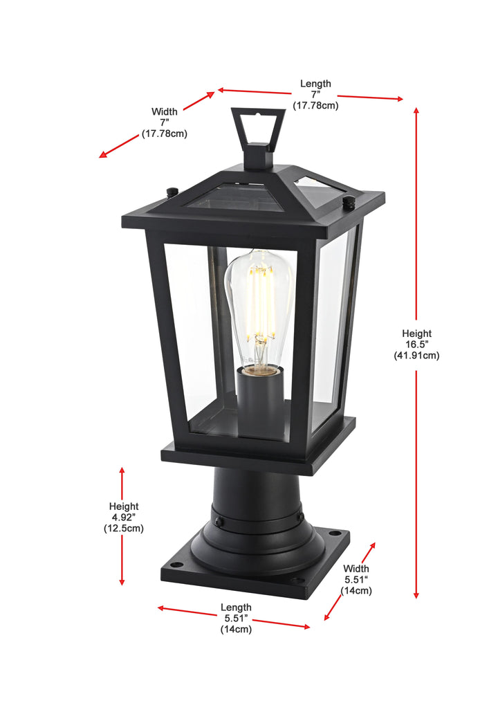 Cayman Outdoor Post Light by Elegant - view 7