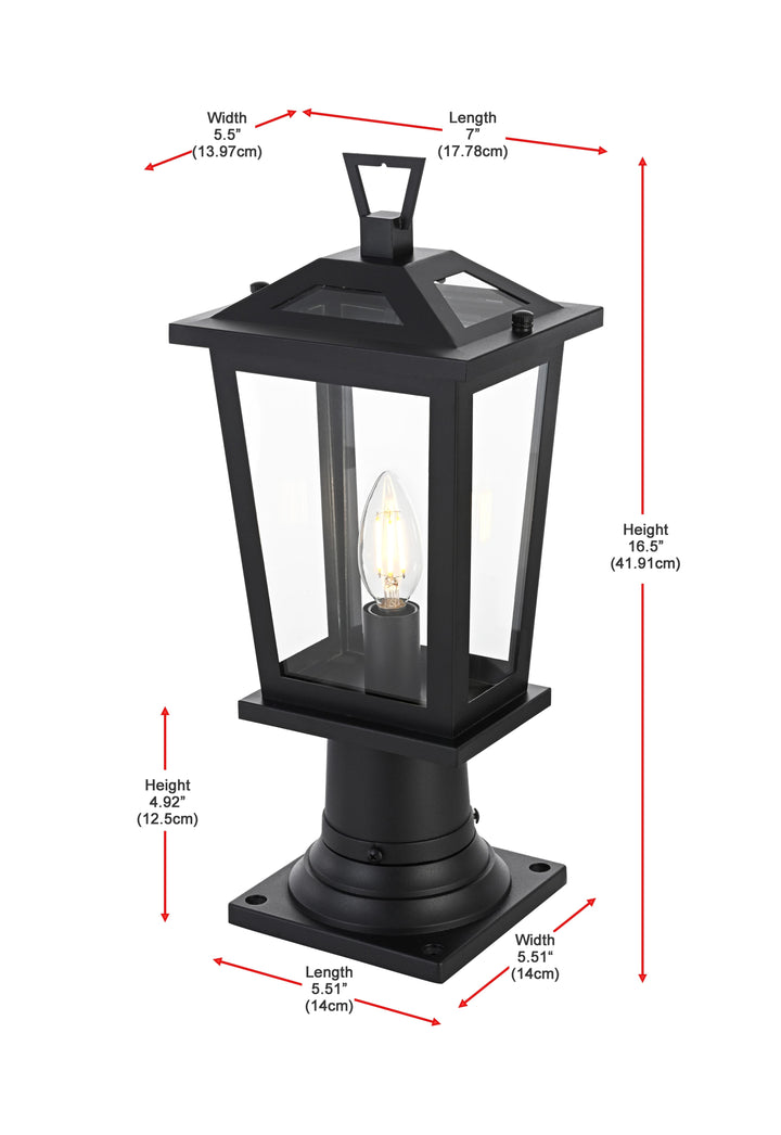 Berks Outdoor Post Light by Elegant - view 7