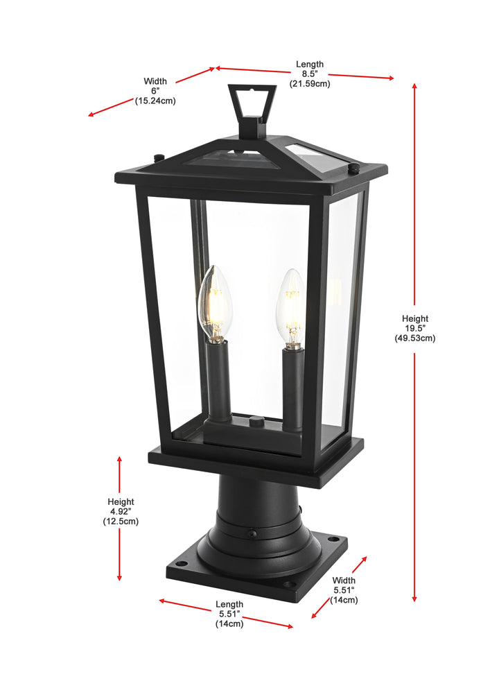Berks Outdoor Post Light by Elegant - view 14